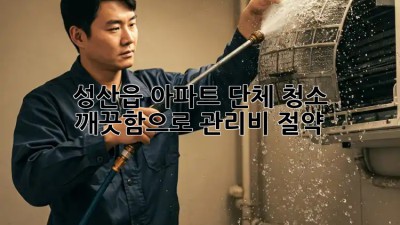 🌟 성산읍 아파트 단체 청소, 깨끗함으로 관리비 절약! 💰